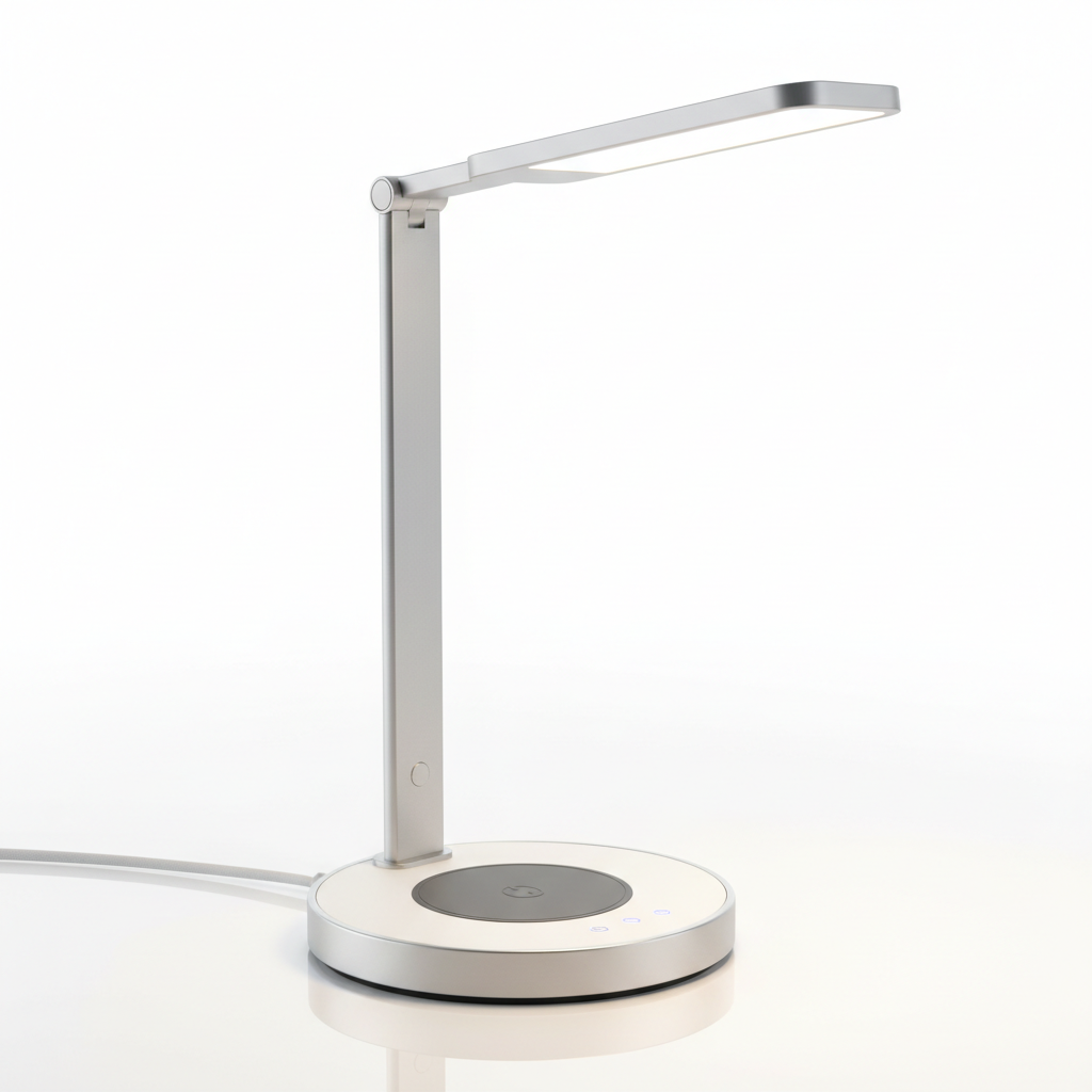 LED-bureaulamp met draadloze oplader