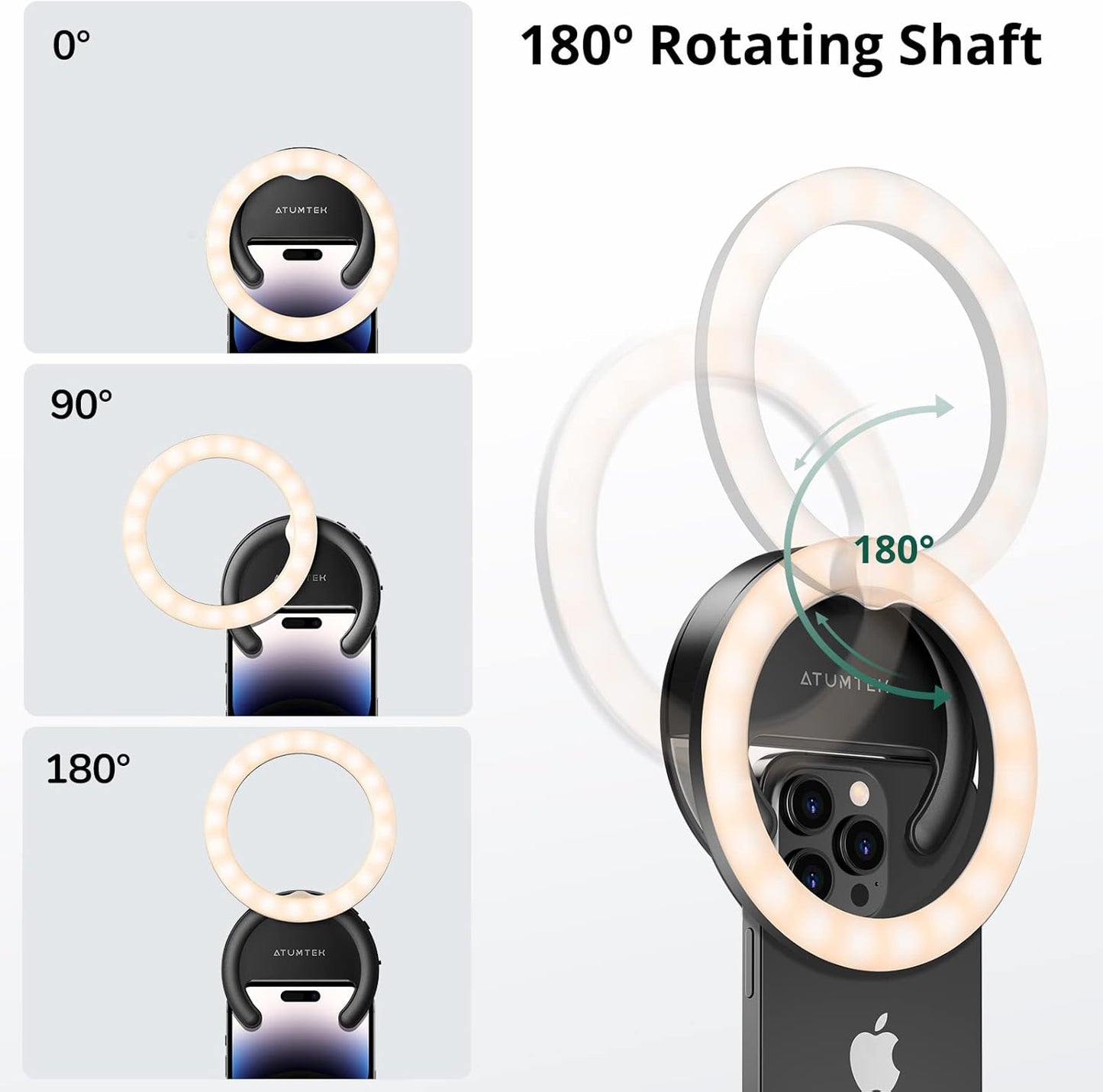 Draagbare LED-ringlamp