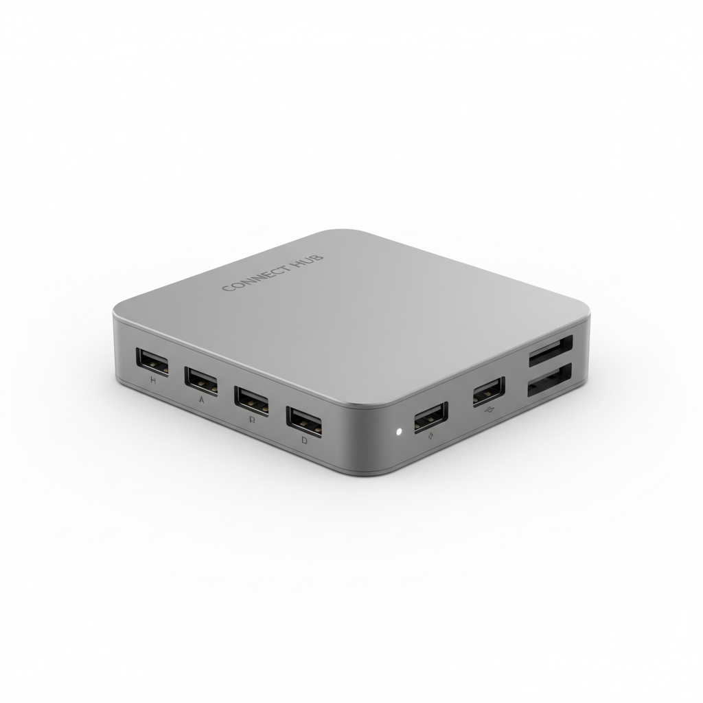 7-in-1 aluminium USB-C-hub