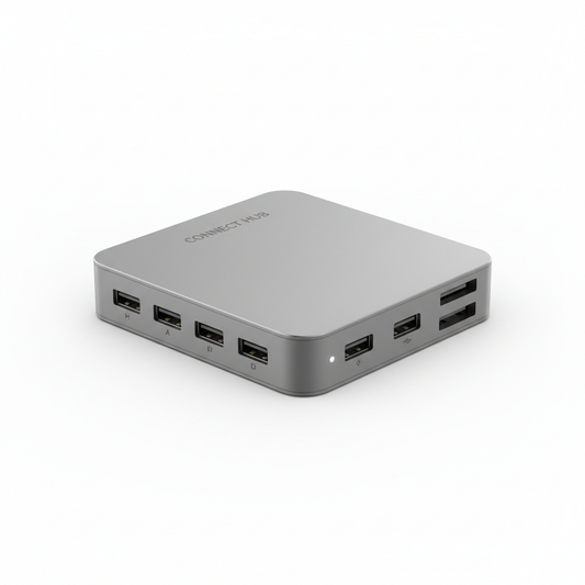 7-in-1 aluminium USB-C-hub